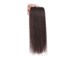 Parte De Pelo Sintético Para Mujer, Voluminoso Y Fluffy, Clip-on, Pelo Marrón Claro, 30cm, Ideal Para Citas Y Fiestas De Cumpleaños