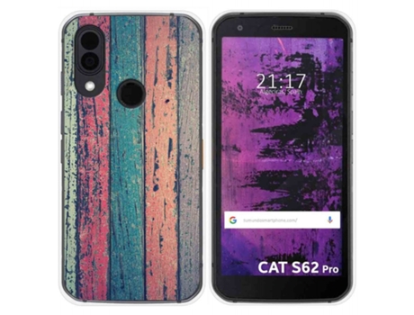 Carcasa CAT S62 Pro TUMUNDOSMARTPHONE Dibujos Multicolor