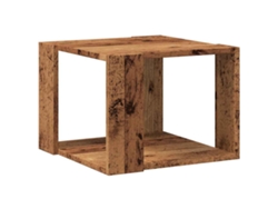 Maison Exclusive - Mesa De Centro De Madera Contrachapada Envejecida 40x40x30 Cm