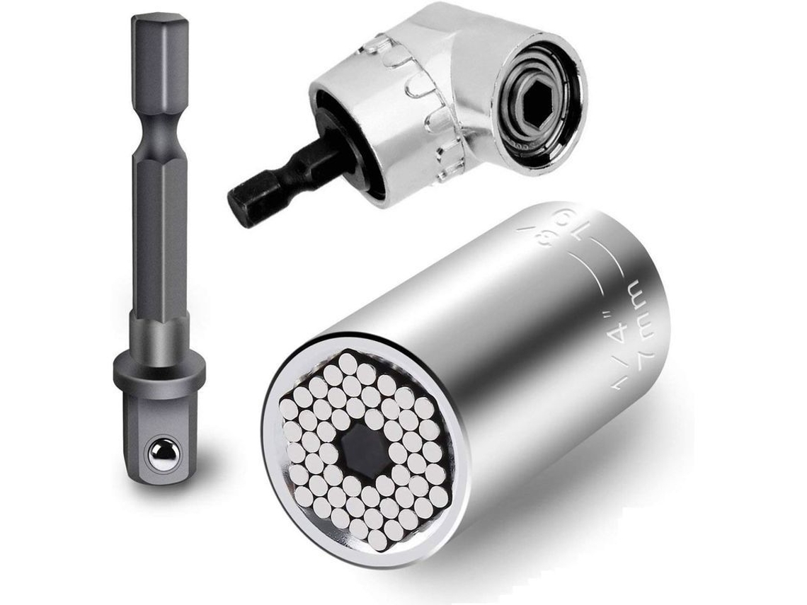 Juego De Llaves Universales De 7-19 Mm, Destornillador Inalámbrico Para Ratón, Juego De Destornilladores, Broca Angular De 105 Grados