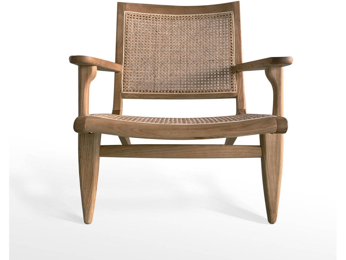 Cadeira VMO HOME Frida De Madeira E Rattan (Rattan Sintético)