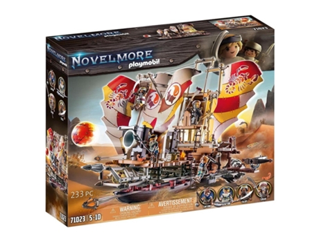 PLAYMOBIL Novelmore Sal'ahari tormenta de arena 71023 (Edad Mínima Recomendada: 5 años - 233 Piezas)