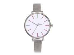 Reloj De Moda Para Mujer Zhoulianfa, Con Brazalete De Malla Redonda, Movimiento De Cuarzo, Estilo Casual Y Elegante.