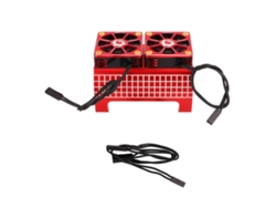 Disipador de calor para ventilador de motor RC Traxxas Red 5 de 7,4 V