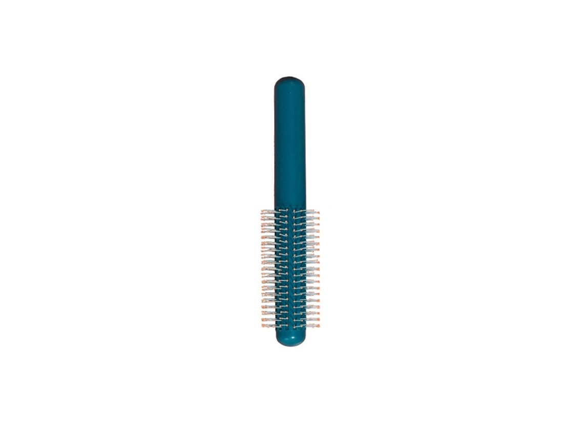 Pincel De Pelo Estilista Peine Desenredante Con Masaje Para Cabello Rizado Azul En Hogar Y Salón
