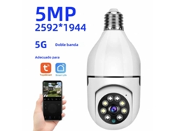 Cámaras de vigilancia Wi-Fi Mdug de 5 MP, 5G, banda dual, visión nocturna y voz bidireccional, detección humana Iazoom