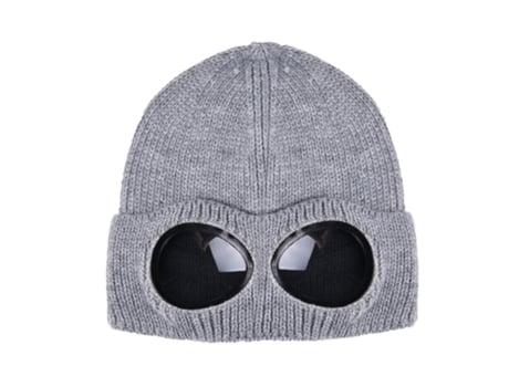 Boné de malha com óculos Gris