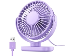 Ventilador Silencioso Ajustable Refrigeración Portátil