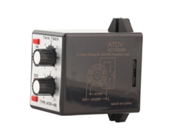 Relé Temporizador Atdvnb Ac110v 220v Con Control Mediante Perilla Giratoria Y 16 Combinaciones De Tiempo.