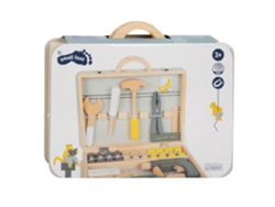 Caja de herramientas de madera en miniatura Miniwob, juego de juguetes para niños Small Foot