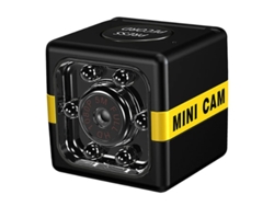 Mini cámara espía, cámara de seguridad Full HD 1080P, pequeña cámara portátil para el hogar con visión nocturna y detección de movimiento, color negro Yizhood