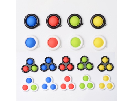 Simpl dimmer pop fidget mainan aksesoris charm untuk pria wanita bantuan stres antistress sederhana dimmer mainan untuk anak-anak hadiah