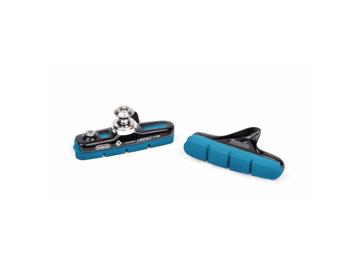 Par de pastillas de freno más portapastillas de aluminio para llantas de carbono Elvedes Shimano