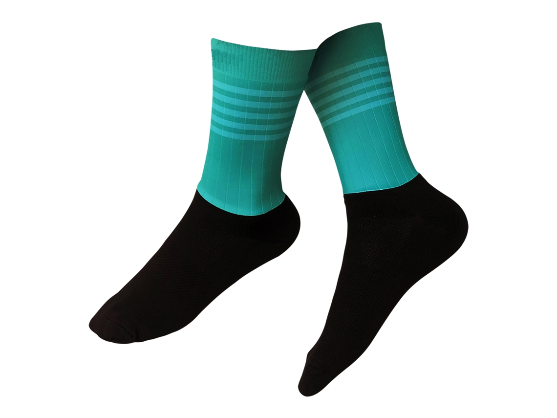 Calcetines Unisex De Ciclismo Con Rayas Y Empalmes, Transpirables, Antideslizantes, Elásticos, Suaves, Para Ciclismo, Senderismo Y Carreras.