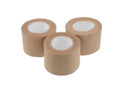 3 Rollos De Cinta Adhesiva Engomada Kraft Para Enmarcar Y Exhibir Obras De Arte, Cinta De Embalaje Reforzada Con Activación.