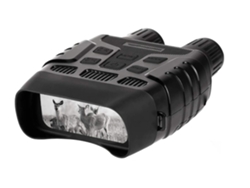 Binoculares con gafas de visión nocturna, alcance de visión nocturna infrarroja de 300 m, pantalla TFT de 2,31 pulgadas con video e imagen HD de 960p Bestvite (negro)