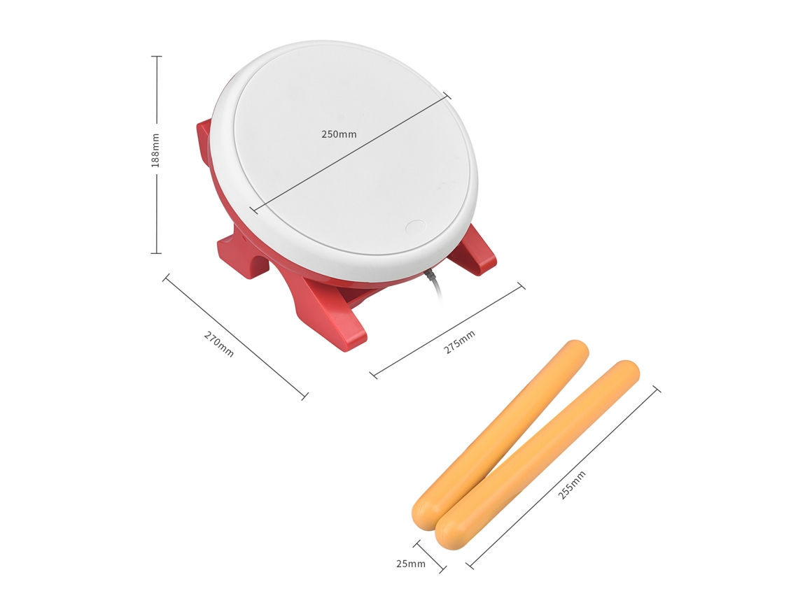 Kit De Batería Taiko Yesojo Para N-switch, Controlador Drum Master, Accesorios Para Videojuegos, Repuesto