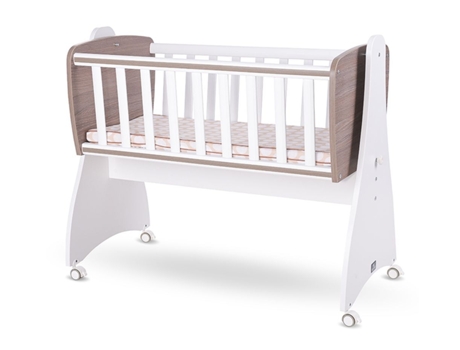 Cuna con balancín convertible en asiento FIRST DREAMS whitecoffee new