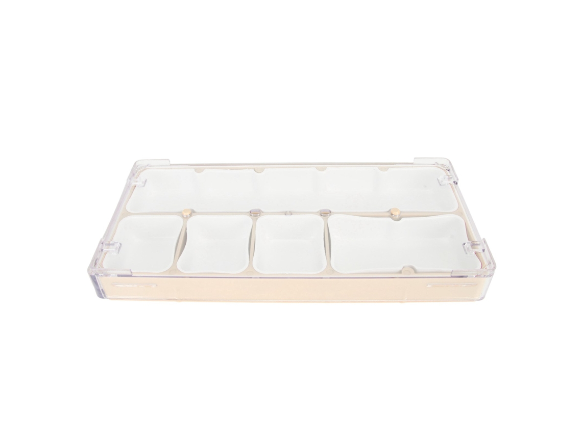 Caja De Almacenamiento De Piezas De Reloj Con 5 Compartimentos, De Acrílico Y Goma Para Reparación.