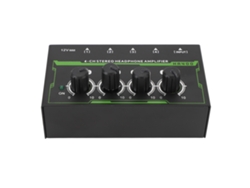 Amplificador De Auriculares Estéreo De Alta Potencia De 4 Canales Para Estudio Y Escenario, Con Conector Usb.