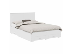 Maison Exclusive - Estructura De Cama Con Cajón 140 X 190 Cm Madera De Ingeniería
