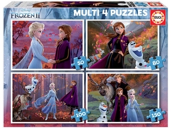 Puzzle EDUCA 4x Puzzles Progressivos Frozen 2 (Edad Mínima: 3 Años - 0 Piezas)