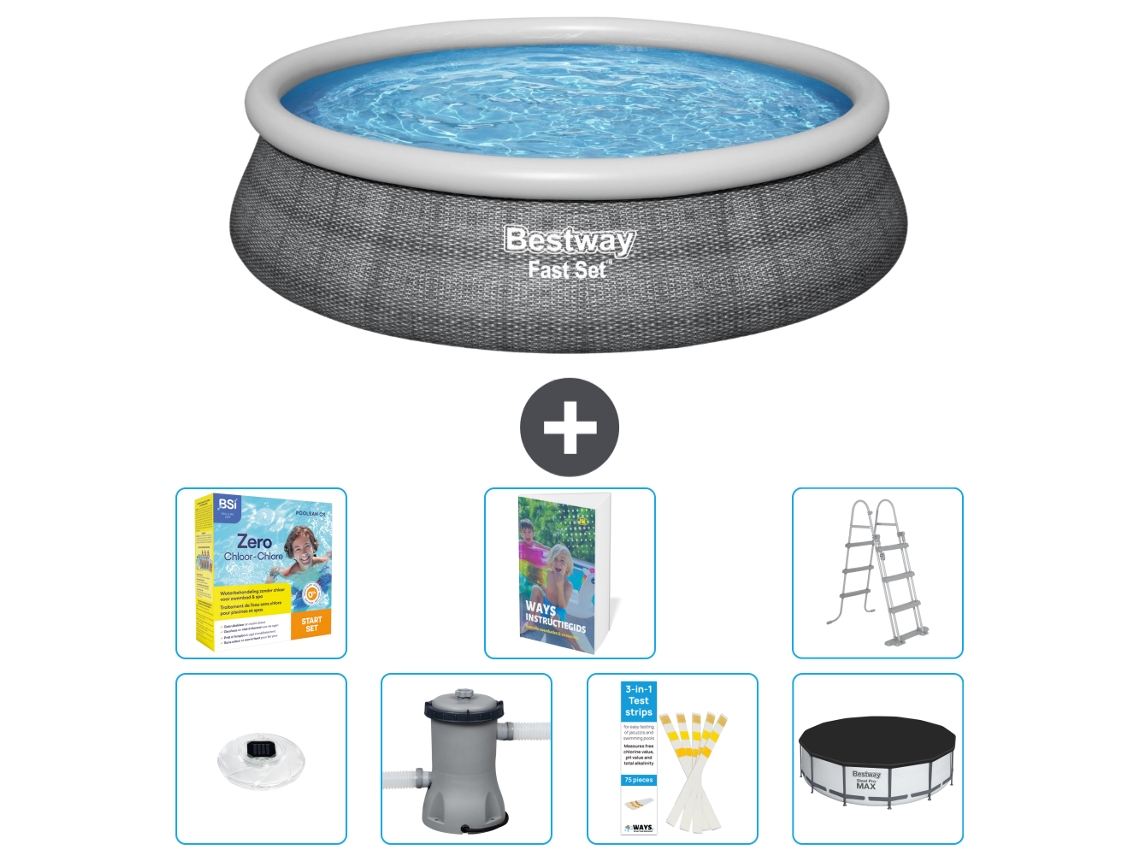 Bestway Piscina Bestway Fast Set Redonda - 457x107 Cm - 8-peças S352