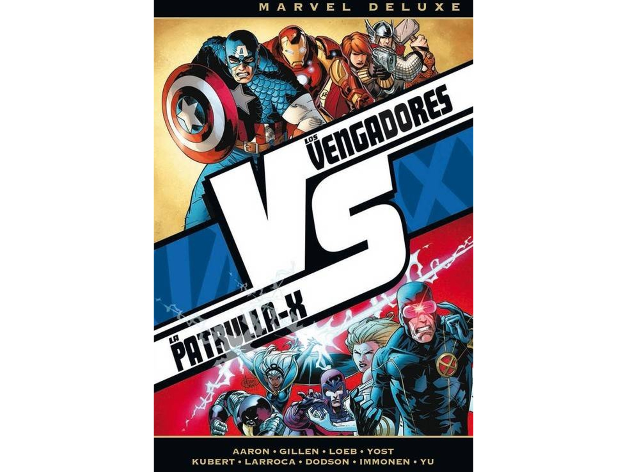 Libro Marvel Deluxe. Los Vengadores Vs. La Patrulla-X Vs de Aaron (Español - Tapa Dura)