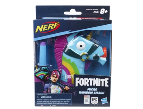 Lanzador NERF Microshots Fortnite Rainbow Smash