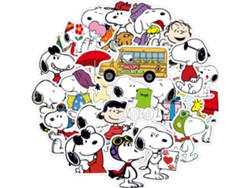 50 pegatinas de Snoopy, pegatinas de graffiti impermeables, juguetes para niños