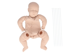 Kit De Boneca Reborn Diy 60cm Vinil Sem Pintura Peças Moldes Infante Lifelike