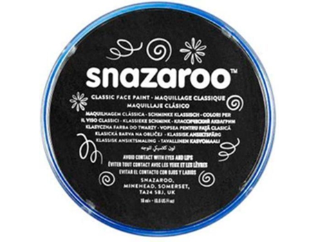 Pintura Facial SNAZAROO Preto (18 ml)