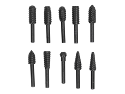 Conjunto De Brocas De Carburo Mango 1/4in Corte Doble Para Herramientas Rotativas Y Tallado De Madera