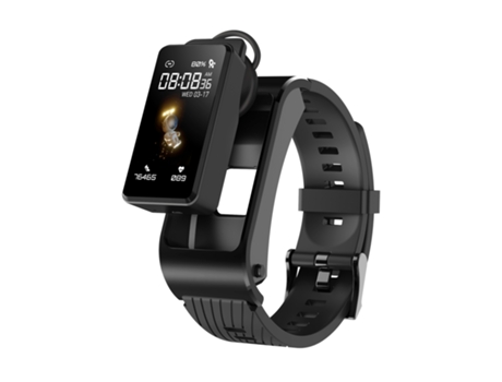 Smartwatch H21 1,14" medida desprendible de la temperatura de la ayuda del auricular de la correa del silicón/llamada de Bluetooth/co
