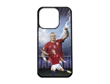 Funda Móvil Oficial Norges Fotballforbund para iPhone 15 Pro PHONECASES3D Piel Sintética Negro