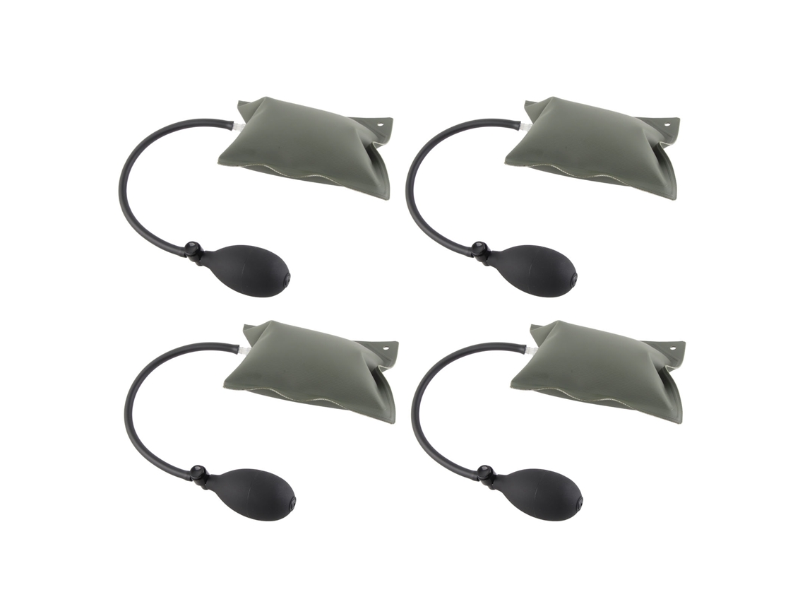 Primerox Juego de 4 cojines de aire para instalación en puertas y ventanas, fibra natural