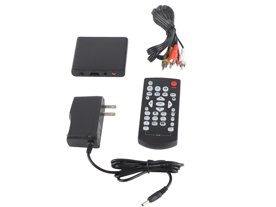 Reprodutor De Mídia Mini Box Full Hd 1080p Suporta Usb Mmc Rmvb Mp3 Avi Mkv