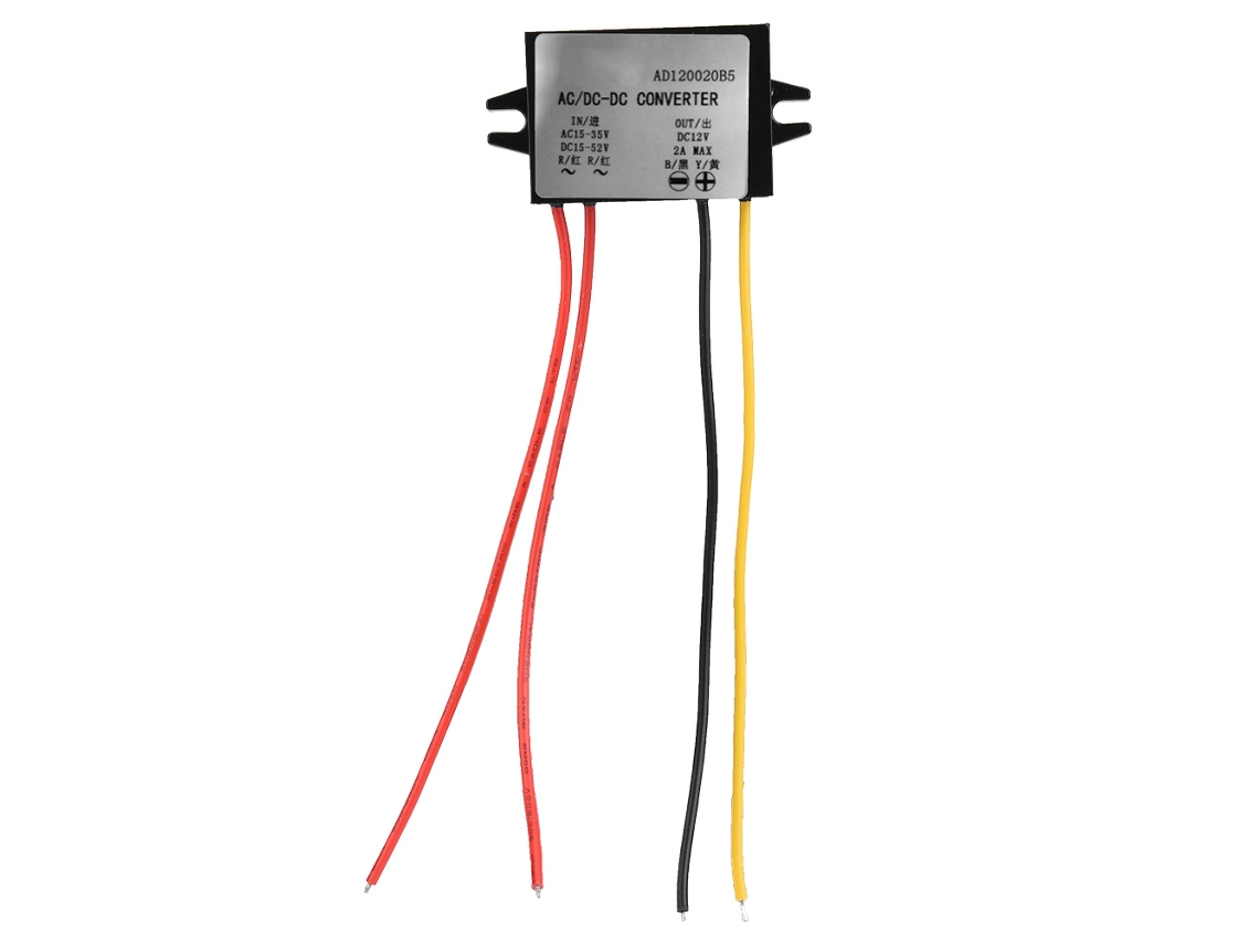 Módulo Convertidor De Voltaje Ac24v A Dc12v Regulador De Alimentación 2a