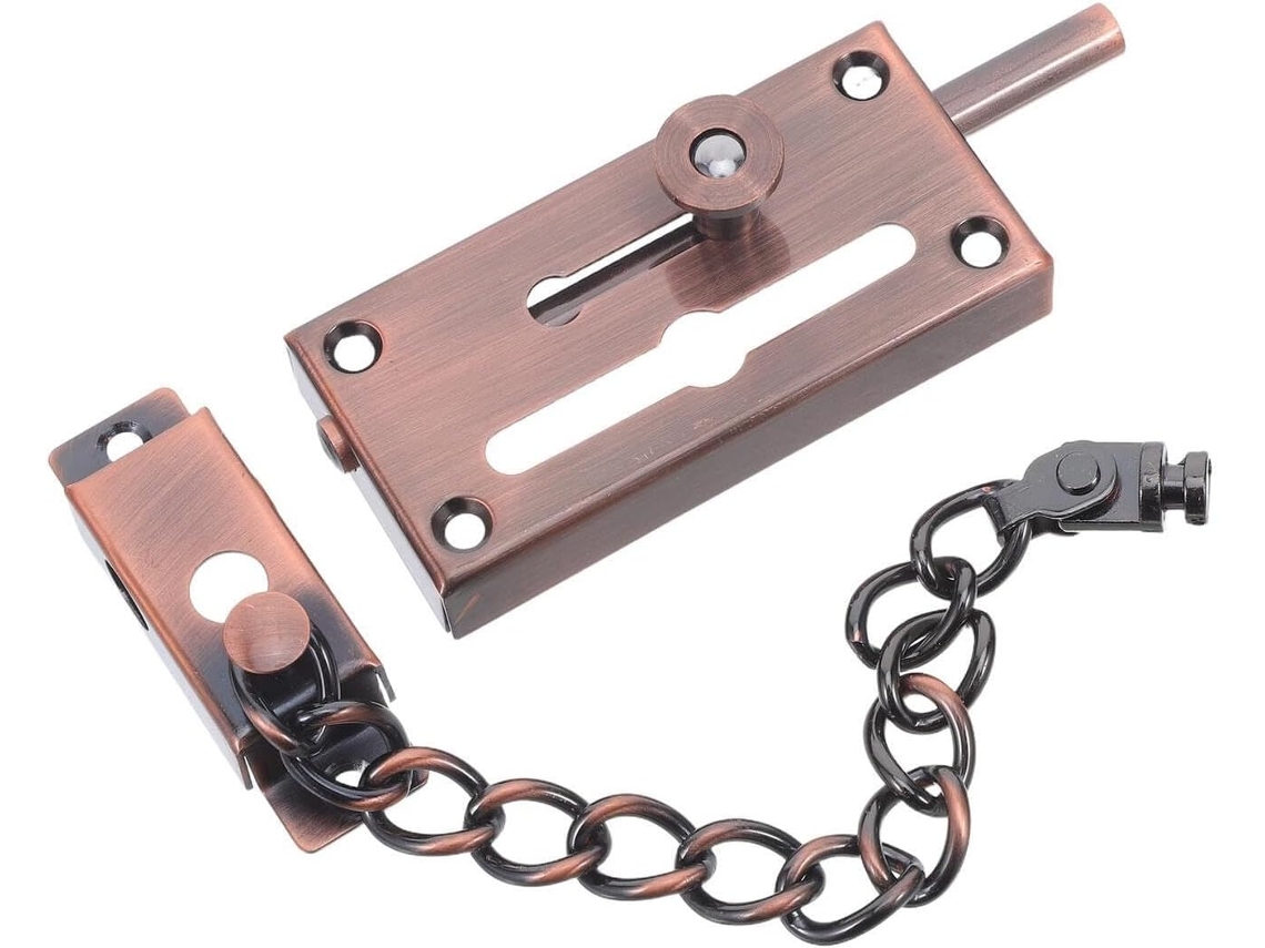 Cerradura De Seguridad De Cadena Metálica De Alta Resistencia Para Puertas De Uso Interior.