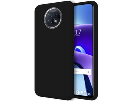 Carcasa Xiaomi Redmi Note 9T 5G TUMUNDOSMARTPHONE Silicona Líquida Negro