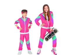 Disfraz de Chándal Años 80 fucsia para niños y adolescente