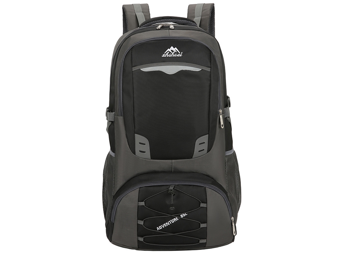 Mochila de senderismo de nailon de alta capacidad, diseño ligero y transpirable para acampar al aire libre.