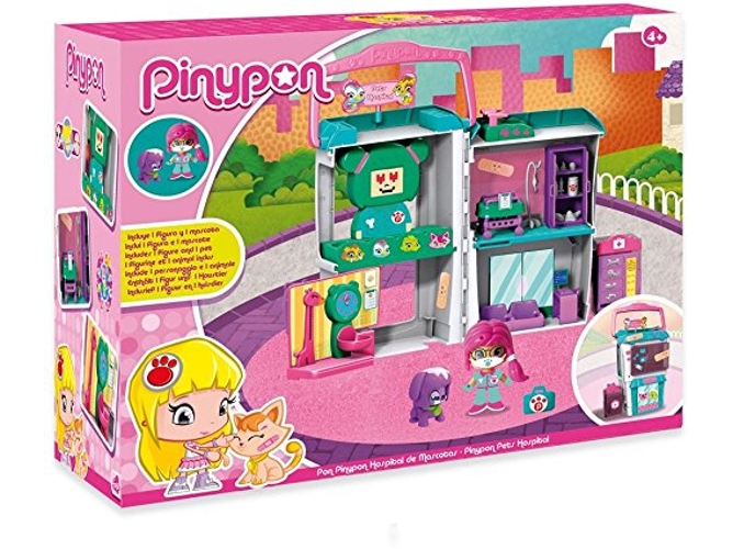 Conjunto de Jugar FAMOSA Pinypon Hospital de Mascotas