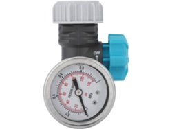 Válvula Reguladora De Presión De Agua Ajustable G3/4in Con Manómetro Para Riego De Invernadero Jardín Controlador