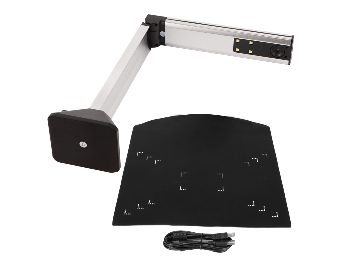 Cámara de documentos A4 con tecnología OCR, escáner portátil de 5 MP con enfoque automático a través de USB Kofihety