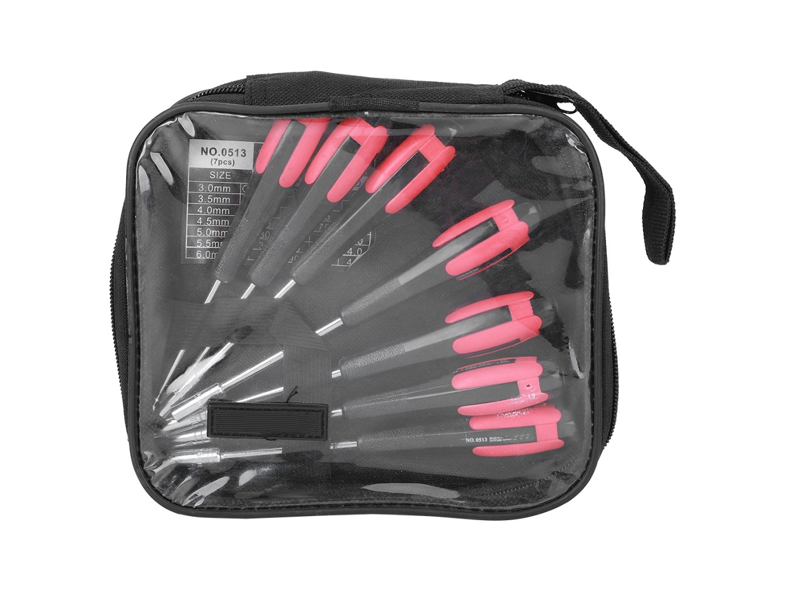 Juego De Destornilladores Extendidos De 7 Piezas, Acero Cromo-vanadio, Herramienta Manual Antideslizante Para Reparaciones.