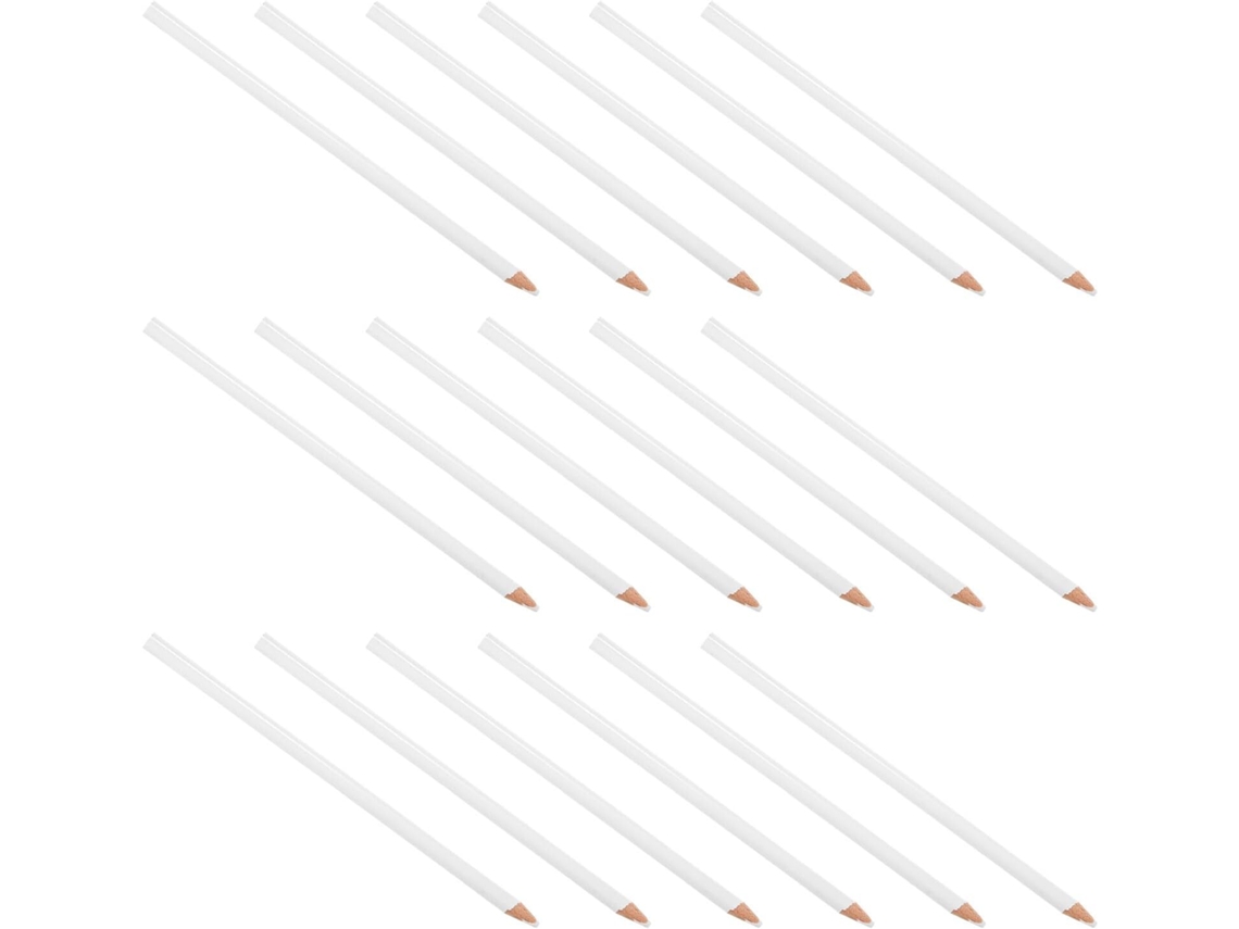 Conjunto De 25 Lápis De Giz Branco Para Costura, Em Madeira, Apagáveis Com Água, Ferramenta De Marcação