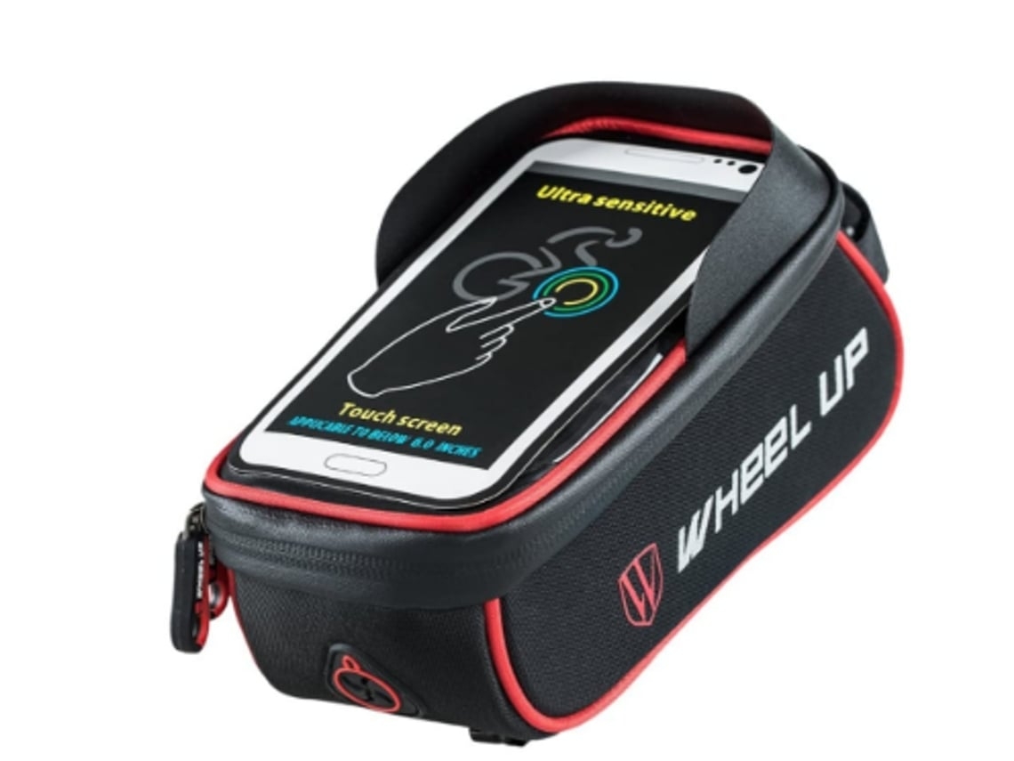 Bolsa para cuadro de bicicleta impermeable Gusshious con visera solar.