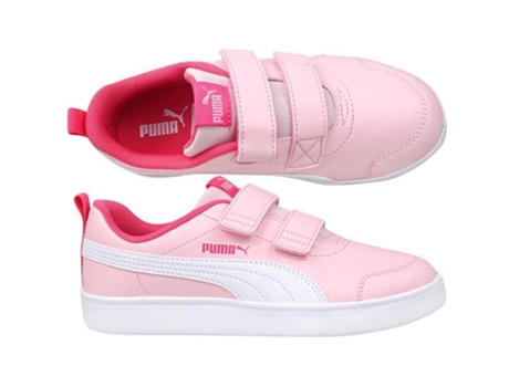 Zapatillas Deportivas PUMA Courtflex V2 V Ps (Rosa - Material Sintético - 31,5)