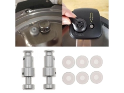 2026-9882-valvula Flotante Con 6 Guarniciones Para Instant Pot Piezas De Repuesto Plata Fpd